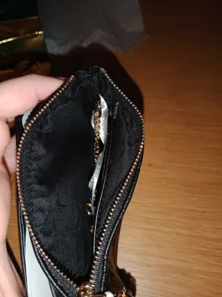 Portamonete donna nero Carpisa con portachiavi