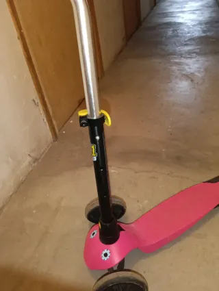 Patinete 3 ruedas niña rosa