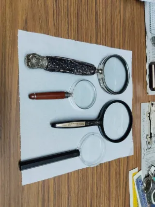 Lote 4 Lupas Antiguas y Vintage