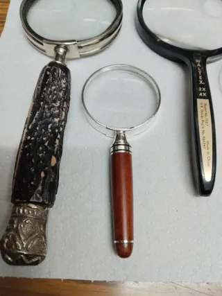 Lote 4 Lupas Antiguas y Vintage