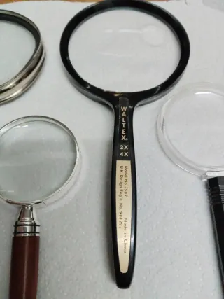 Lote 4 Lupas Antiguas y Vintage