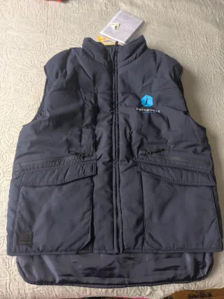 Chaleco de trabajo azul marca Fernandez