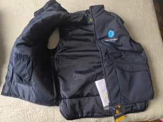 Chaleco de trabajo azul marca Fernandez