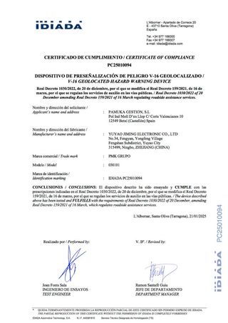 Baliza Emergencia V16 Homologada