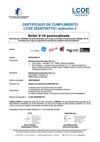 Baliza Emergencia V16 Homologada