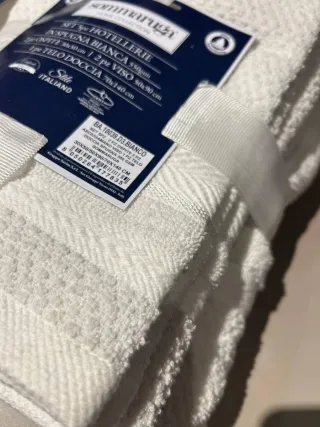 Set 5 asciugamani Sommaruga cotone