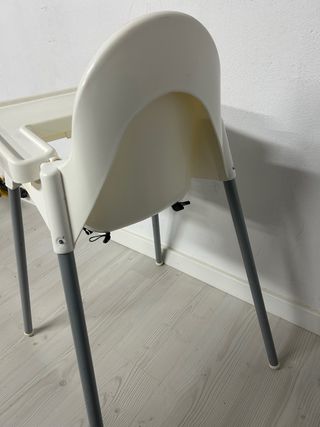 Silla de comer bebé Ikea + cojín soporte+funda