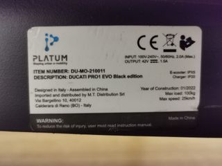 Monopattino Elettrico Ducati Pro 1 Evo