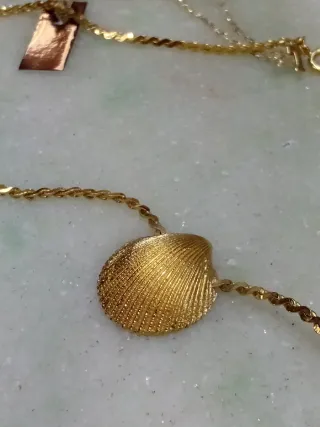 Collana conchiglia oro