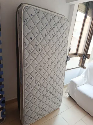 Somier 190x90cm + 2 Colchones 190x90cm