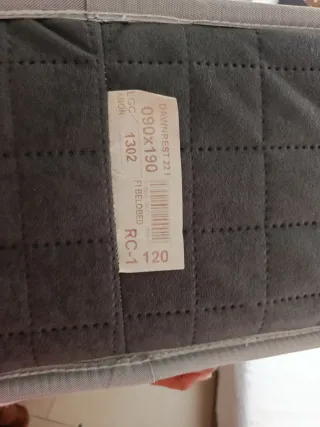 Somier 190x90cm + 2 Colchones 190x90cm