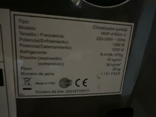 Climatizador Portátil Equation Plata