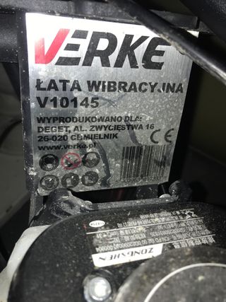 Vibradora pavimentos gasolina VERKE V10145