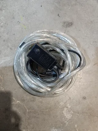 Cadena de luces LED transparente