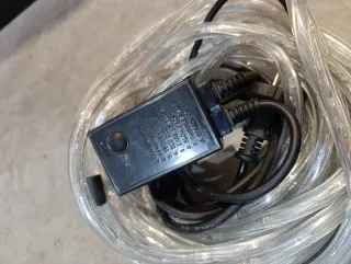 Cadena de luces LED transparente