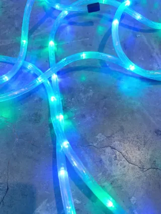 Cadena de luces LED transparente