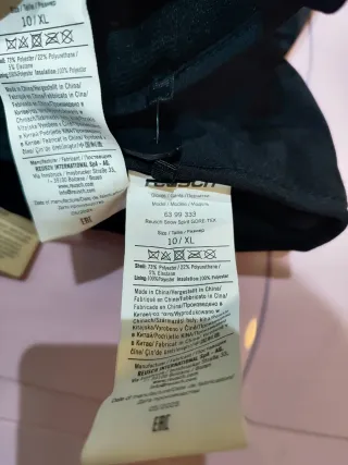 GUANTES NIEVE REUSCH SNOW SPIRIT nuevos Talla XL