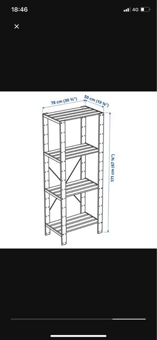 Estantería HEJNE IKEA Madera