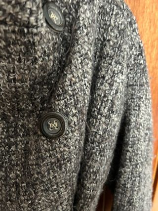 Abrigo Zara Lana Jaspeado Talla M