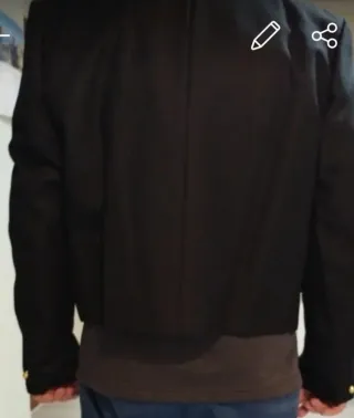 Chaqueta Zarzoso Poliéster Elastano Negra fallero