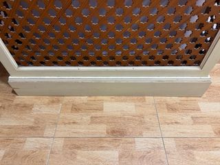 Cubre radiador de madera para restaurar