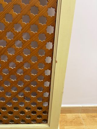 Cubre radiador de madera para restaurar