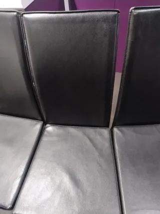 Sillas cocina Negras (Set de 3 +1 de regalo