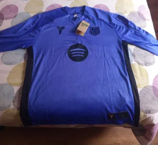 Chándal FC Barcelona Nike Azul y Negro.