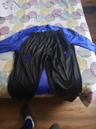 Chándal FC Barcelona Nike Azul y Negro.