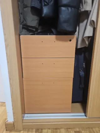 Cajoneras de madera para armario/escritorio