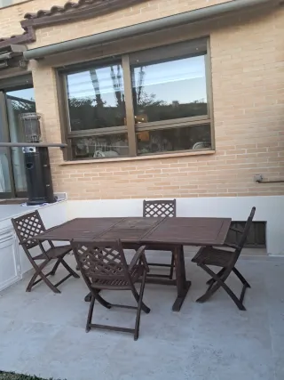 URGE! Comedor terraza Mesa + 4 sillas