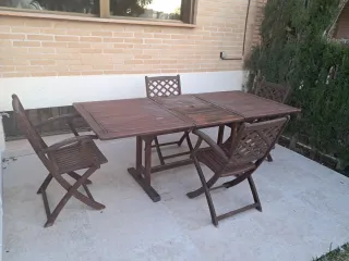 URGE! Comedor terraza Mesa + 4 sillas