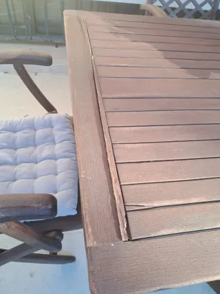 URGE! Comedor terraza Mesa + 4 sillas