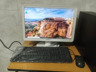 PC HP + Monitor Philips 20 SSD