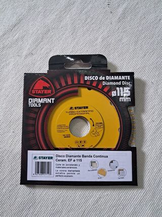 Disco Diamante Stayer 115mm Profesional