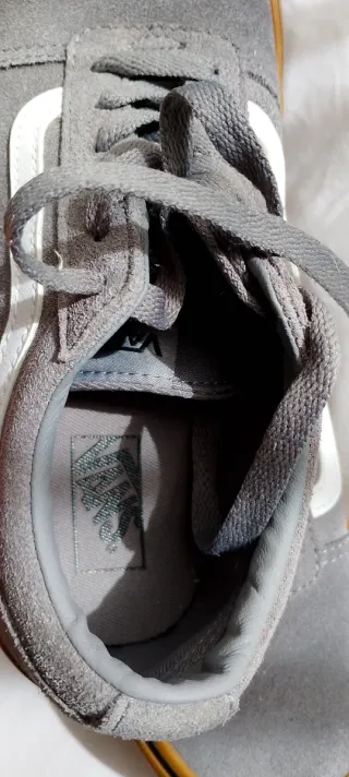 Zapatillas Vans Talla 36 Gris/Blanco