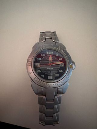 Orologio Sector Uomo Rosso Argento