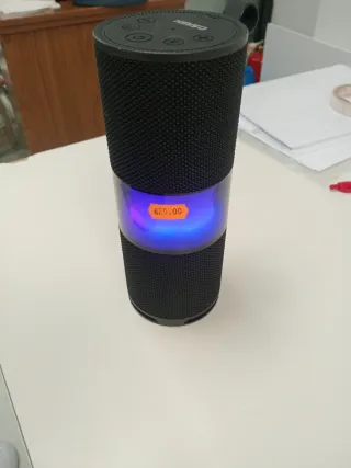 Altavoz KIMSO Negro con Luces LED