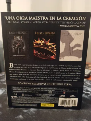 Juego de Tronos Blu-ray Temporadas 1, 2, 3