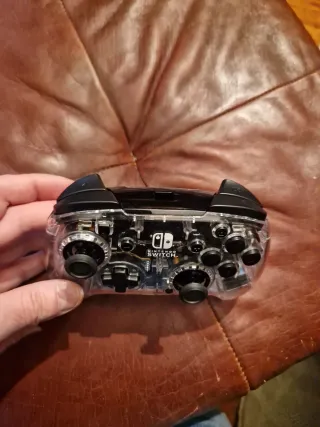 Mando Nintendo Switch Transparente