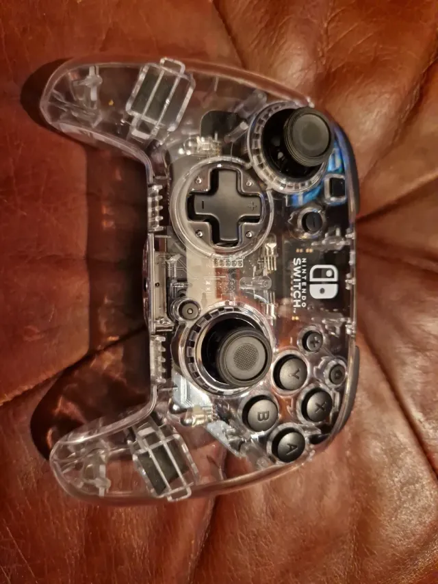 Mando Nintendo Switch Transparente