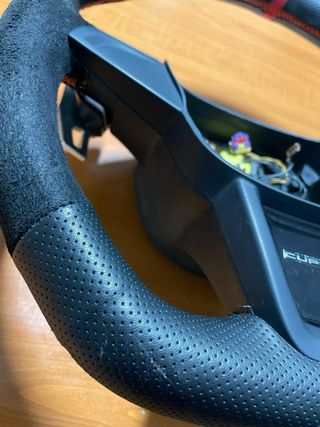 Volante Cupra Cuero y Alcántara