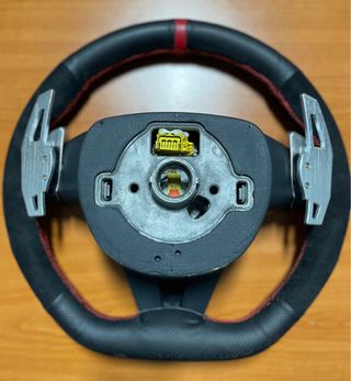 Volante Cupra Cuero y Alcántara