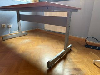 Escritorio Madera 160x80 - Tablero Grande + Cajón