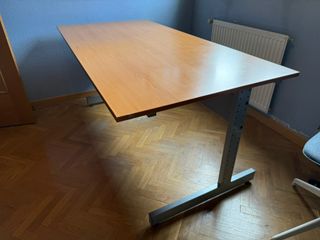 Escritorio Madera 160x80 - Tablero Grande + Cajón