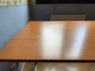 Escritorio Madera 160x80 - Tablero Grande + Cajón