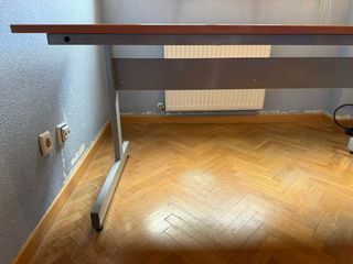 Escritorio Madera 160x80 - Tablero Grande + Cajón