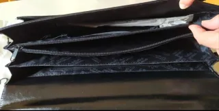 Borsa Emanuel Ungaro in pelle, cm.41x32x12 circa