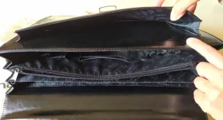 Borsa Emanuel Ungaro in pelle, cm.41x32x12 circa