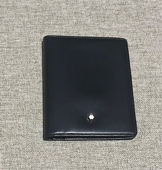 Tarjetero Montblanc Piel Negro 4 Tarjetas